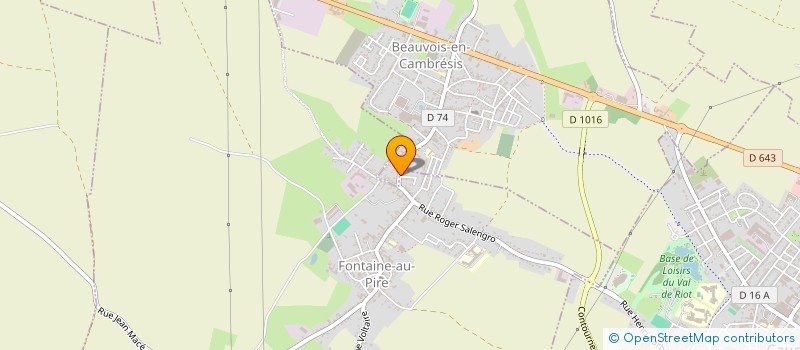 localisation de l'entreprise MONSIEUR THOMAS DRANCOURT  BEAUVOIS-EN-CAMBRESIS