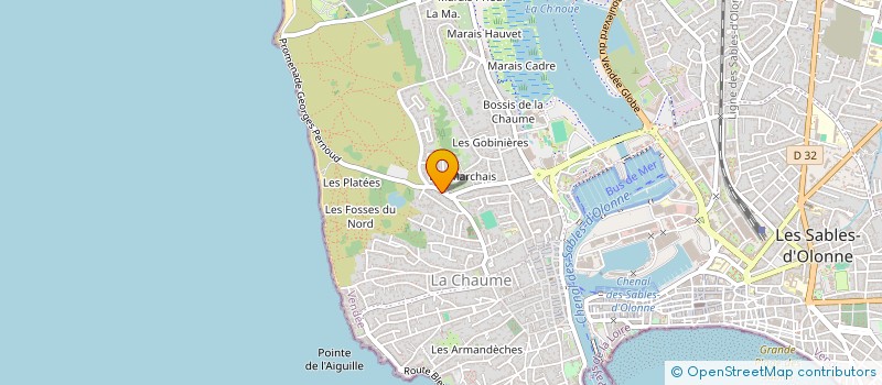 localisation de l'entreprise MONSIEUR THOMAS DREAU à LES SABLES D'OLONNE