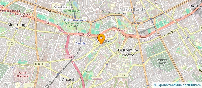 localisation de l'entreprise MONSIEUR THOMAS DREYFUSS à GENTILLY