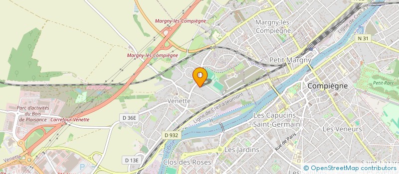 localisation de l'entreprise MONSIEUR THOMAS DROMAS  VENETTE