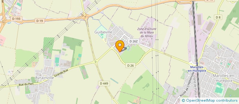 localisation de l'entreprise MONSIEUR THOMAS DROTS  EVRY-COURCOURONNES