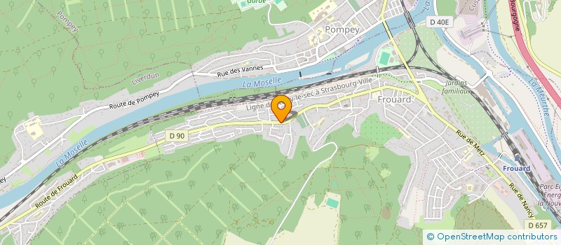 localisation de l'entreprise MONSIEUR THOMAS DROY  FROUARD