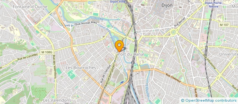 localisation de l'entreprise MONSIEUR THOMAS DUBARRE  DIJON