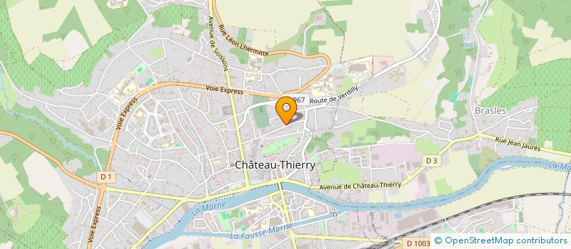 localisation de l'entreprise MONSIEUR THOMAS DUBOIS à CHATEAU-THIERRY