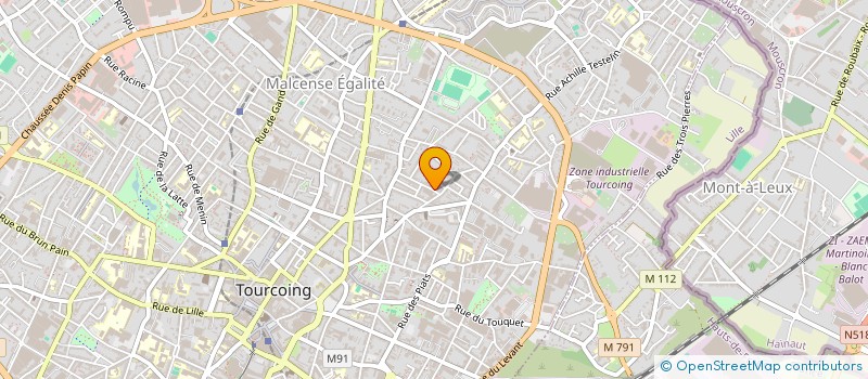 localisation de l'entreprise MONSIEUR THOMAS DUBOIS à TOURCOING