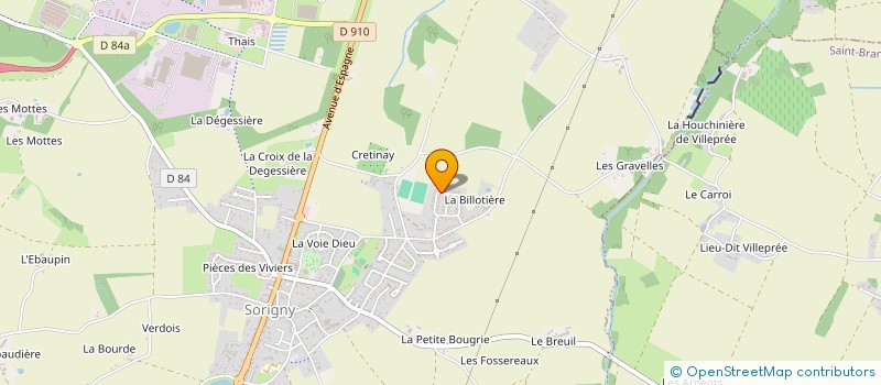 localisation de l'entreprise MONSIEUR THOMAS DUBOIS  SORIGNY