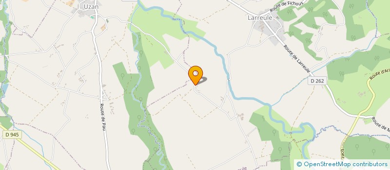 localisation de l'entreprise MONSIEUR THOMAS DUBOURDIEU-RAYROT  LARREULE