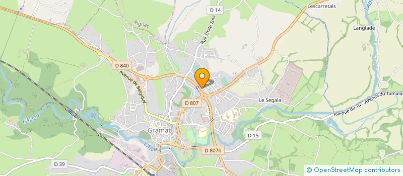 localisation de l'entreprise MONSIEUR THOMAS DUBOURG  ASSIER