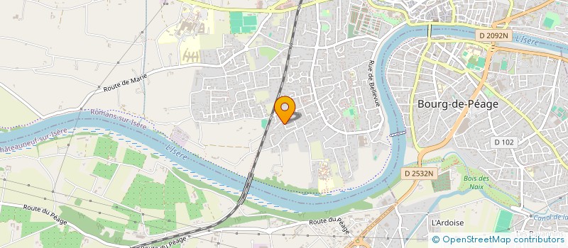 localisation de l'entreprise MONSIEUR THOMAS DUBREUIL  ROMANS-SUR-ISERE