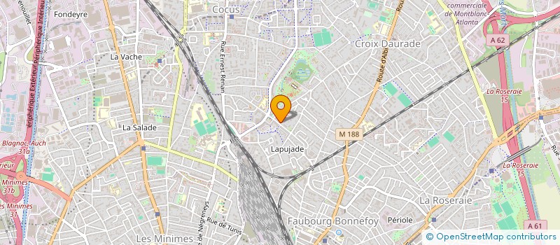 localisation de l'entreprise MONSIEUR THOMAS DUCASSOU  TOULOUSE