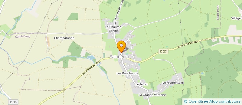 localisation de l'entreprise MONSIEUR THOMAS DUCHAMP  SAINT-DIDIER-LA-FORET