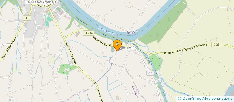 localisation de l'entreprise MONSIEUR THOMAS DUCHAMP  LAGRUERE