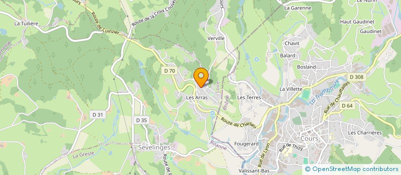 localisation de l'entreprise MONSIEUR THOMAS DUCHARNE  SEVELINGES