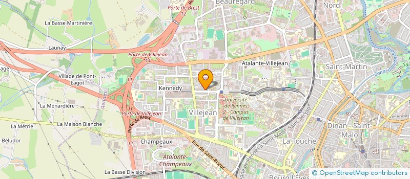 localisation de l'entreprise MONSIEUR THOMAS DUCHENE  RENNES