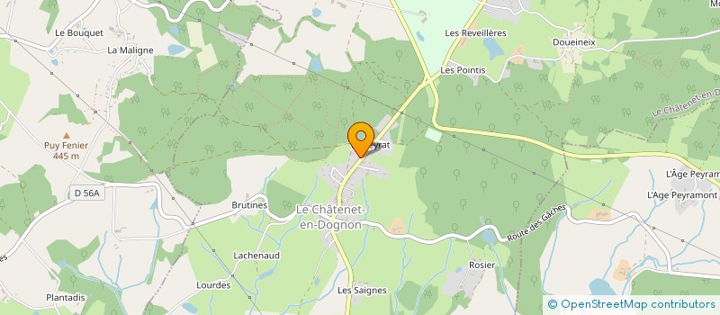 localisation de l'entreprise MONSIEUR THOMAS DUCHIER à LE CHATENET-EN-DOGNON