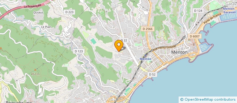 localisation de l'entreprise MONSIEUR THOMAS DUCLOY  MENTON