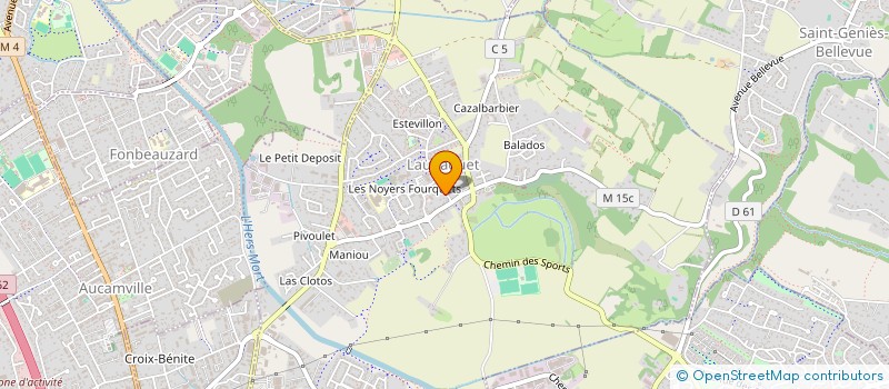 localisation de l'entreprise MONSIEUR THOMAS DUCOMMUN DIT BOUDRY à LAUNAGUET