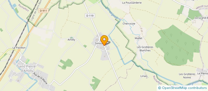 localisation de l'entreprise MONSIEUR THOMAS DUCOURNEAU  SAINT-PIERRE-D'AMILLY