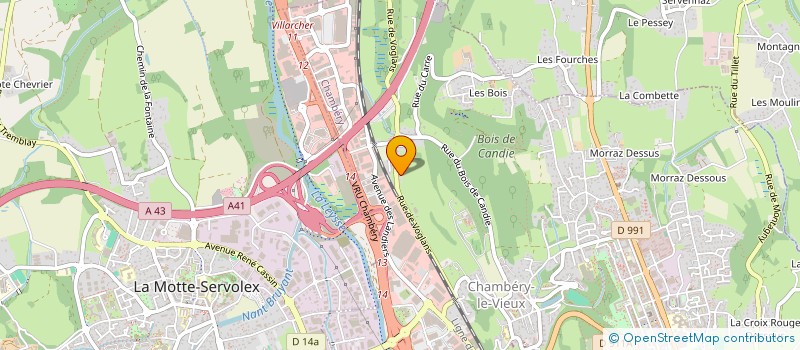 localisation de l'entreprise MONSIEUR THOMAS DUCRUEZ à CHAMBERY