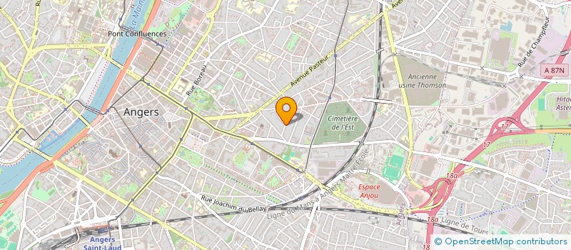 localisation de l'entreprise MONSIEUR THOMAS DUFOUR à ANGERS