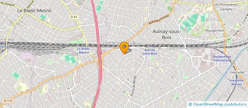 localisation de l'entreprise MONSIEUR THOMAS DUFOUR à AULNAY-SOUS-BOIS