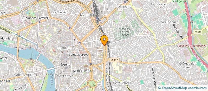 localisation de l'entreprise MONSIEUR THOMAS DUFOUR  TOULOUSE