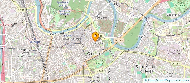 localisation de l'entreprise MONSIEUR THOMAS DUGAS à GRENOBLE