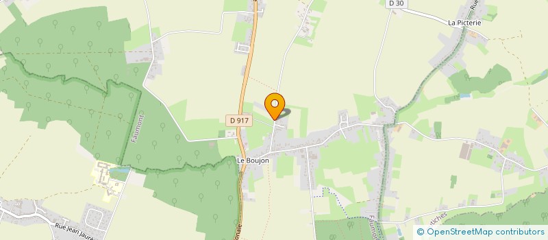 localisation de l'entreprise MONSIEUR THOMAS DUHAMEL  FAUMONT