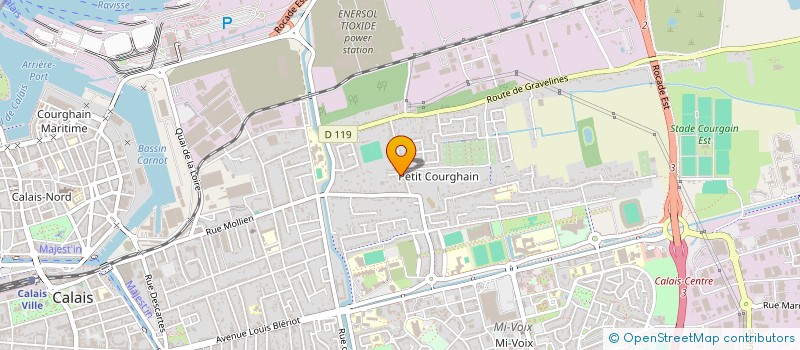 localisation de l'entreprise MONSIEUR THOMAS DULOT  CALAIS