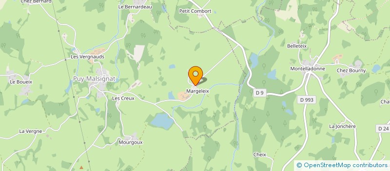 localisation de l'entreprise MONSIEUR THOMAS DULUC  PUY-MALSIGNAT