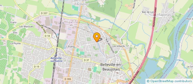 localisation de l'entreprise MONSIEUR THOMAS DUMAS  BELLEVILLE-EN-BEAUJOLAIS