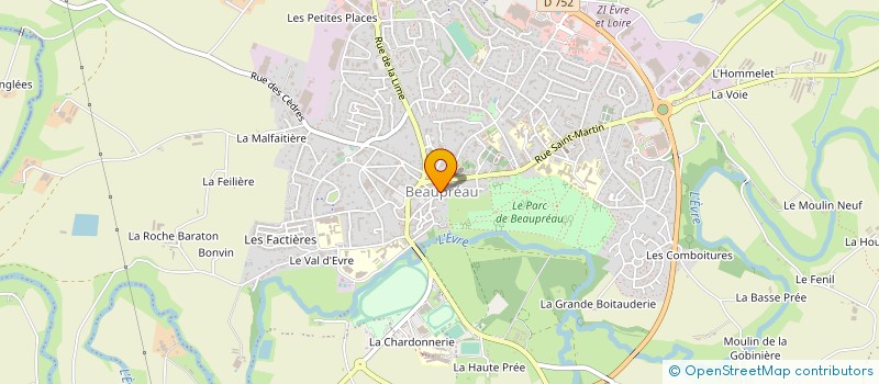 localisation de l'entreprise MONSIEUR THOMAS DUMONTHEIL à MONTREVAULT-SUR-EVRE