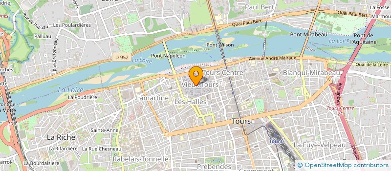 localisation de l'entreprise MONSIEUR THOMAS DUMOULIN  TOURS