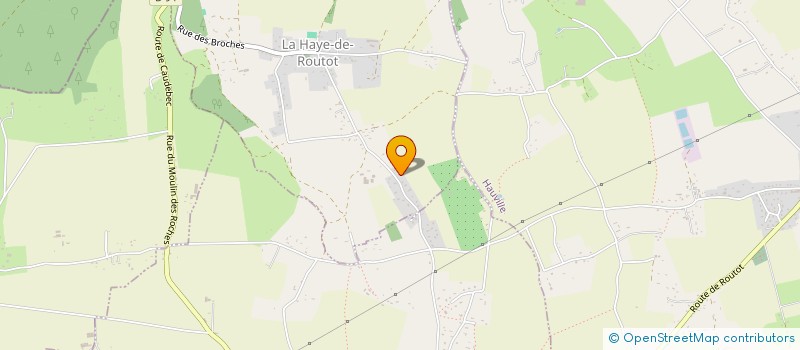 localisation de l'entreprise MONSIEUR THOMAS DUPARC  LA HAYE-DE-ROUTOT