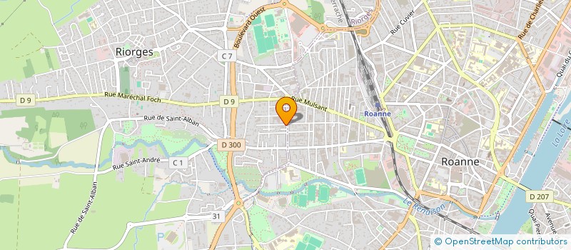 localisation de l'entreprise MONSIEUR THOMAS DUPERRET à RIORGES