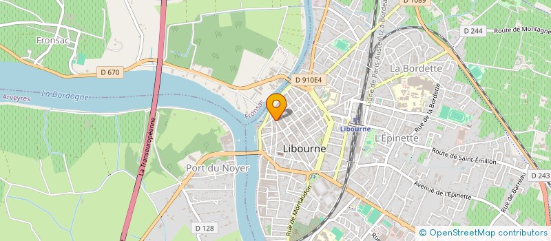 localisation de l'entreprise MONSIEUR THOMAS DUPET à LIBOURNE