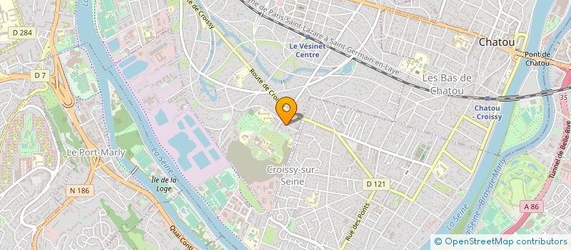 localisation de l'entreprise MONSIEUR THOMAS DUPLAN à LE VESINET