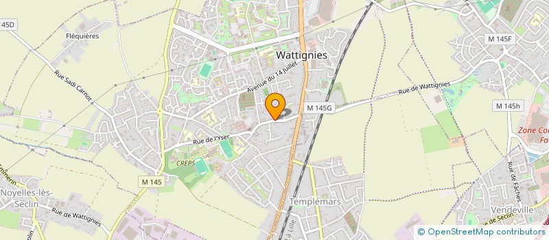localisation de l'entreprise MONSIEUR THOMAS DUPONT à WATTIGNIES