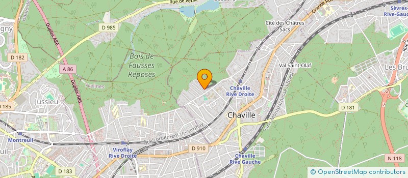 localisation de l'entreprise MONSIEUR THOMAS DUPRE à CHAVILLE