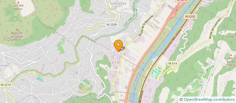 localisation de l'entreprise MONSIEUR THOMAS DUPRE  GATTIERES