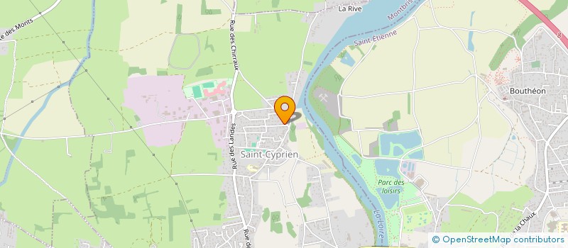 localisation de l'entreprise MONSIEUR THOMAS DUPUIS  SAINT-CYPRIEN