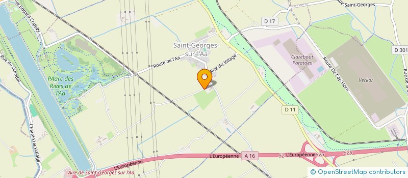 localisation de l'entreprise MONSIEUR THOMAS DUQUENOY  SAINT-GEORGES-SUR-L'AA