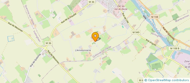 localisation de l'entreprise MONSIEUR THOMAS DUQUESNE à QUESNOY-SUR-DEULE