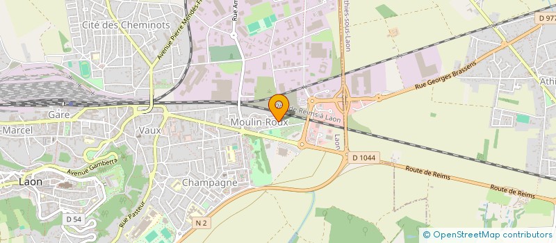 localisation de l'entreprise MONSIEUR THOMAS DURAND à LAON