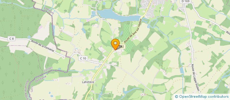 localisation de l'entreprise MONSIEUR THOMAS DURAND  LE HOUGA