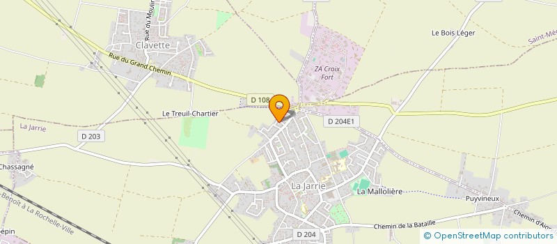 localisation de l'entreprise MONSIEUR THOMAS DURAND  LA JARRIE