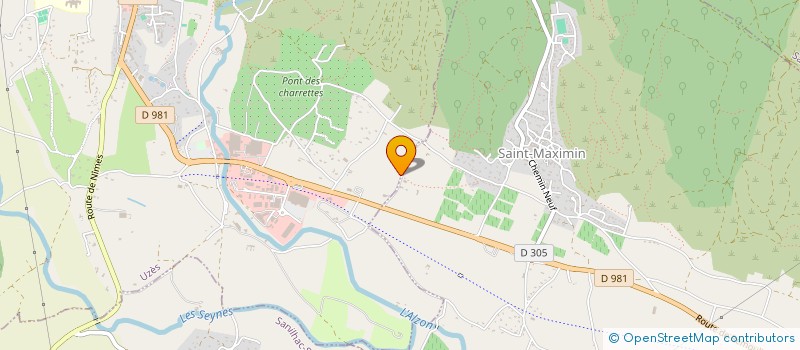 localisation de l'entreprise MONSIEUR THOMAS DURIEU  SAINT-MAXIMIN