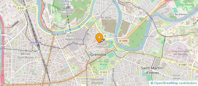 localisation de l'entreprise MONSIEUR THOMAS DURIEUX à GRENOBLE