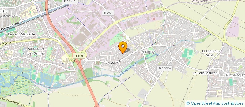 localisation de l'entreprise MONSIEUR THOMAS DURIF  PERIGNY