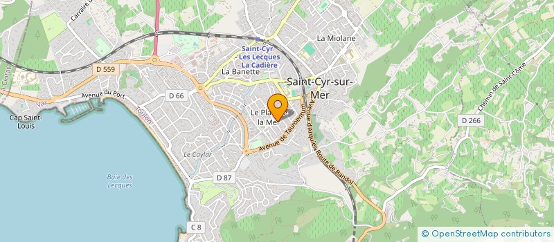 localisation de l'entreprise MONSIEUR THOMAS DUSSAUD à SAINT-CYR-SUR-MER